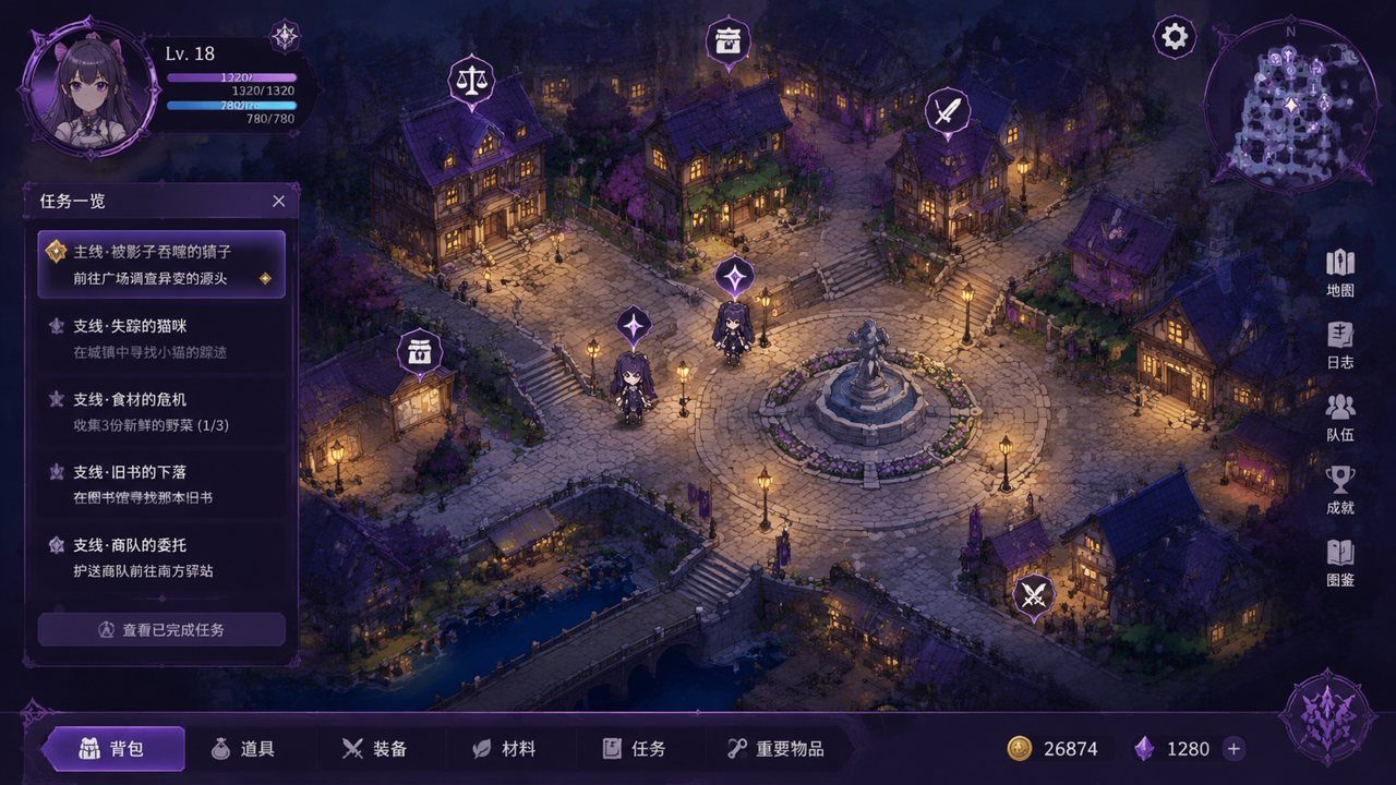 光与影的二重身 角色养成 资料图 1